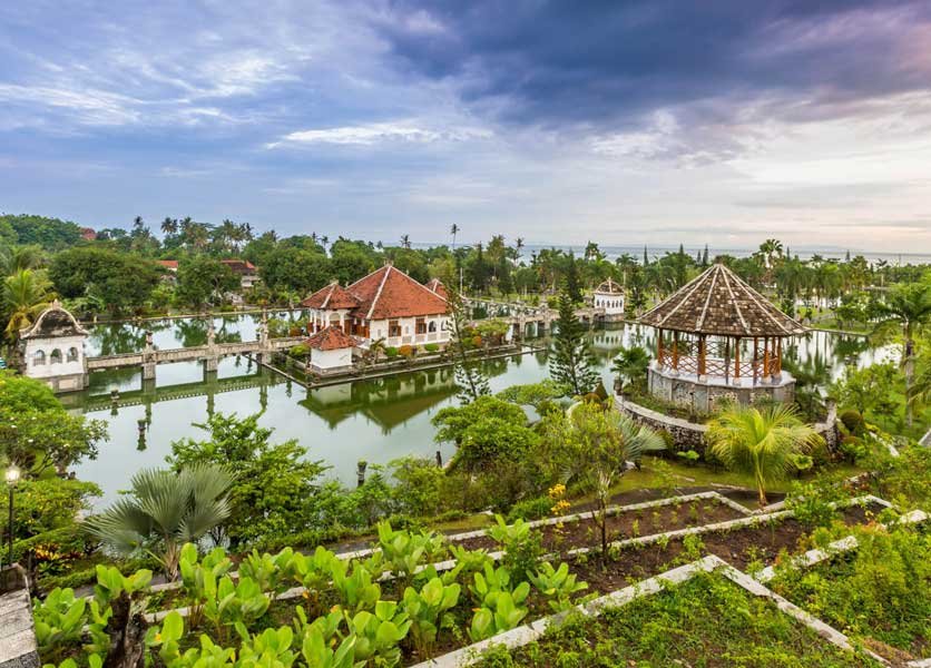 View of Taman Sukasada Ujung from a high ground