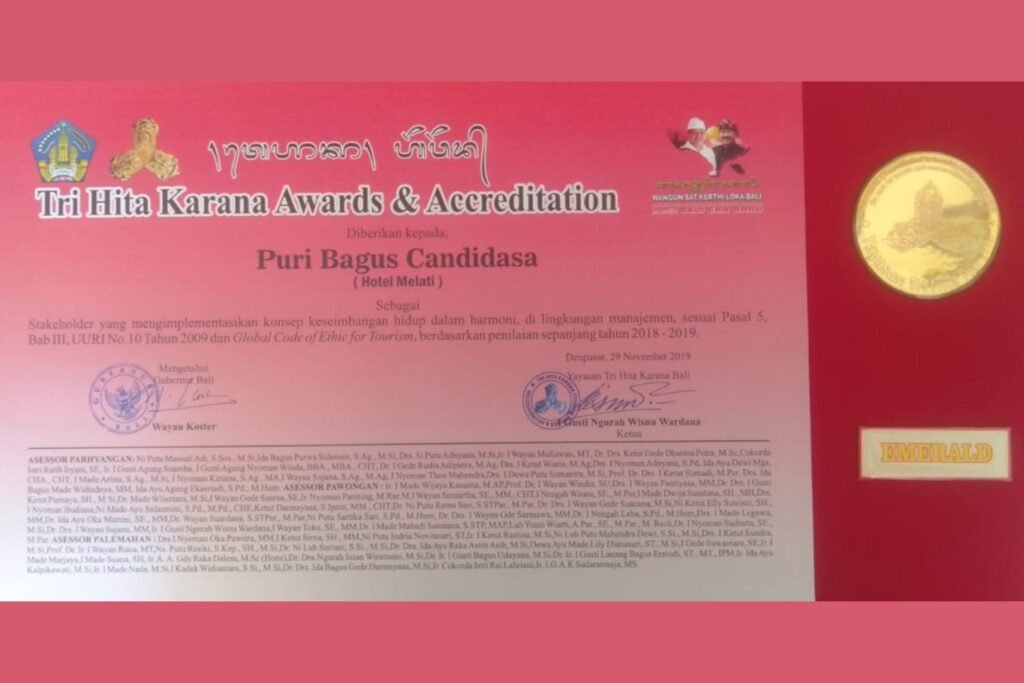 Tri Hita Karana awards